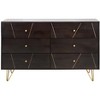 Marigold 6 Drawer Mid-Centry Dresser - SFV5710 - Safavieh Couture - 2 of 4