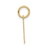 Black Bow Jewelry 14k Yellow Gold, Jersey Collection, Small Number 9 Pendant - 2 of 4