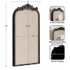 Kate & Laurel All Things Decor 13"X25" Arendahl Arch Framed Pinboard Black - 2 of 4