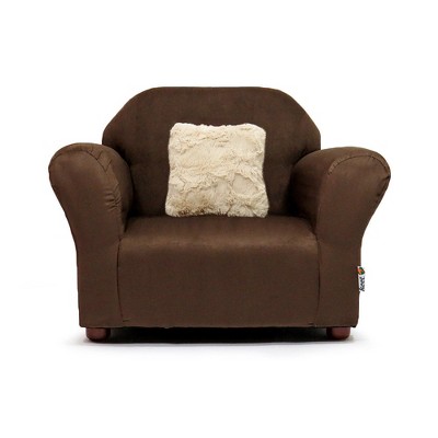Keet Plush Microsuede Chair