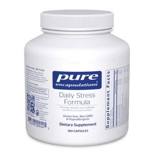 Pure Encapsulations Daily Stress Formula - Promotes Relaxation and Moderates the Effects of Occasional Stress* - 1 of 4
