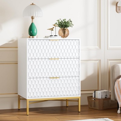 3/7 Drawer Dresser for Bedroom, Simply Modern Chest of Drawers for Closet with Wide Top