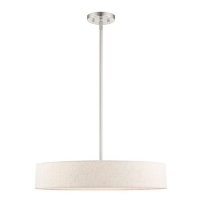 Livex Lighting Venlo 4 - Light Pendant in  Brushed Nickel