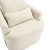 NicBex 360 Degree Swivel Barrel Chair Comfy Round Accent Sofa Chair Lounge Chair for Living Room, Bedoom, Reading Room - 4 of 4