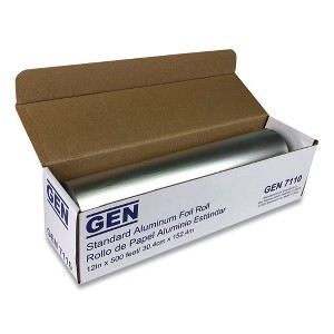 GEN Standard Aluminum Foil Roll, 12" x 500 ft - 1 of 2