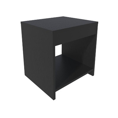 CAVINAS Modern Nightstand with Open Storage, Minimalist Bedside Table End Table for Living Room, Bedroom