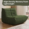 SYFERLORY Soft Beanbag Chair - Memory Foam Floor Sofa for Living Room, Bedroom or Office - Single Seat Lounger with Removable Cover - 4 of 4