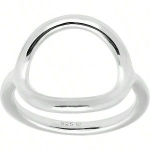 Sterling Silver 'Karma' Ring Size 9 Fashionable and Exquisite - 1 of 4
