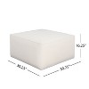 NicBex Square Ottoman,Corduroy Poufs with Foam Chunk Filling,Fluffy Pouf Foot Stool for Living Room,Bedroom,Office - 3 of 4