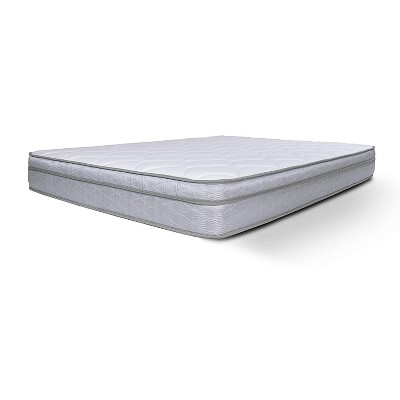Dreamfoam Bedding Doze 11 Inch Soft Comfort Plush Firmness Pillow Top Memory Foam Mattress, Twin, White