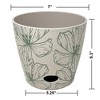 Tierra Garden 7" Round Self-Watering Bamboo Pot - 3 of 4