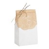 Juvale 250 Pack Kraft Lace Paper Doilies for Dinner Plates, Crafts, Disposable Place Mats, Brown, 9 Inch - 4 of 4