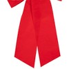 Northlight 4-Loop Velveteen Christmas Bow Decoration - 18" x 30" - Red - 4 of 4