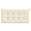vidaXL Garden Bench Cushion Cream 47.2"x19.7"x1.2" Oxford Fabric - 4 of 4