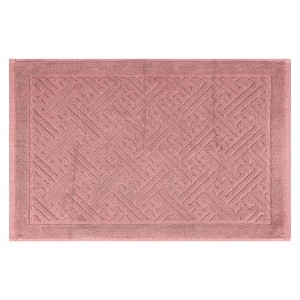 Unique Bargains Cotton Absorbent Hotel Spa Luxury Bath Mat 28 x 18 Inch 1 Pc - 1 of 4