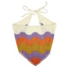 Unique Bargains Women's Fashion Knitted Hollow Triangle Headwrap 26.38"x11.02" Purple 1 Pc - 4 of 4