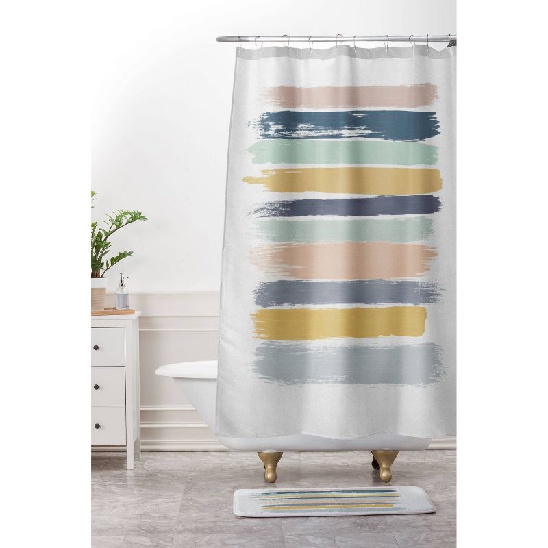 Orara Studio Pastel Striped Shower Curtain - Deny Designs, 4 of 8