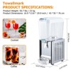 Garvee Commercial Beverage Dispenser, 1 Tanks 4.75 Gallon 18L Commercial Juice Dispenser, 18 Liter Per Tank, 180W Stainless Steel - 4 of 4