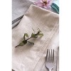 Design Imports  Chambray Napkin Set 6 Piece, Natural, 20X20" - 3 of 4