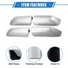 Unique Bargains Car Roof Rack Side Rails End Cover for Toyota 4Runner N280 2010-2022 Durable Plastic Silver Tone 4pcs - 4 of 4