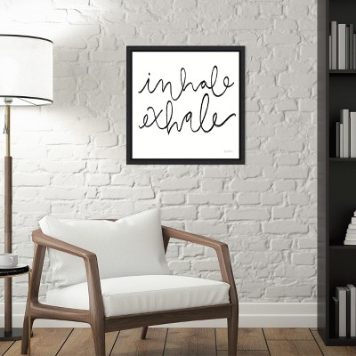 Becky Thorns Black and White Canvas Typography Wall Art