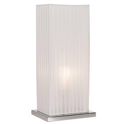360 Lighting Cube Ribbon Shade 19 3/4" High Accent Table Lamp