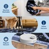 Washable Modern Floral Cute Bow Rug Non Slip Low Pile Rug Soft Contemporary Throw Floor Cover Foldable Indoor Carpet for Living Room Bedroom Nursery - 4 of 4
