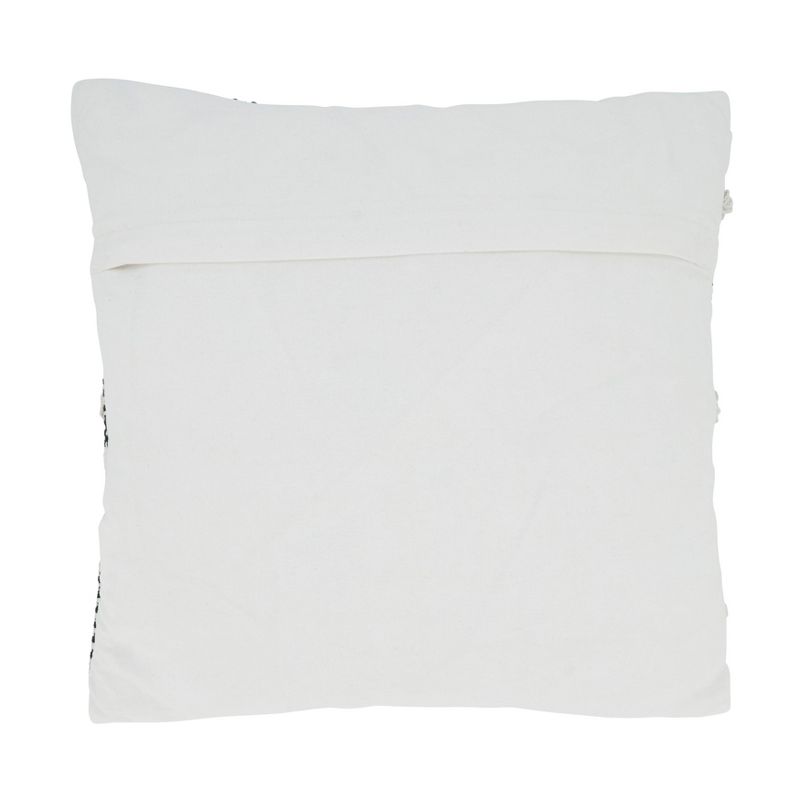 18&#34;x18&#34; Textured Chevron Design Square Throw Pillow Cover Blue - Saro Lifestyle, 3 of 7