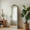 69"x30" Black Rectangle Full-Body Mirror, Metal Frame Full-length Mirror, Floor Leaning Mirror for Bathroom, Bedroom Entryway, Living/Dressing Room - 3 of 4