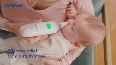 Dr Talbot's Baby Nose and Ear Cleaner with Case Aqua & Pink