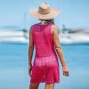 Women's Knit Sleeveless Cutout Mini Cover-Up Dress - Cupshe - 4 of 4