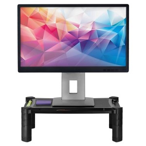 Mount-It! Desktop Computer Monitor Riser - Height Adjustable Tabletop Stand Shelf for PC and Laptop Displays and Printers, 19 x 13 Inch, 6.6 High - 1 of 4