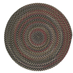 Colonial Mills Wayland Round Area Rug - Black 4x4 - 1 of 4