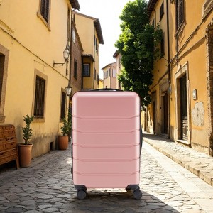 FONTOI 20/24/28 Inch Luggage Blue Expandable Hardshell Suitcase Carry On Luggage Checked Luggage, Stylish Rolling Luggage With TSA Lock - 1 of 4