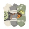 Shrek Boots, Shrek and Donkey Womens Ankle Socks 3 Pack - 4 of 4