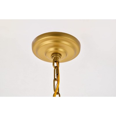 Kirin Oil Rubbed Bronze Pendant with Clear Crystal Trim