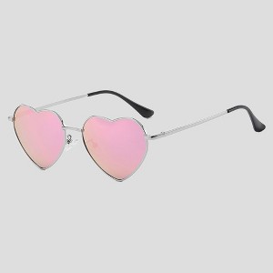 Anna-Kaci Women's Stylish Heart-Shaped Polarized Sunglasses UV400 Protection for Outdoor Activities - 1 of 4