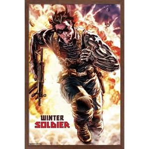 Trends International Marvel Comics - Winter Soldier - Winter Soldier #4 Framed Wall Poster Prints - 1 of 4