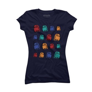 Junior's Design By Humans Gummy Ghost Boo Boo Halloween 2019 By wakawiki T-Shirt - 1 of 2