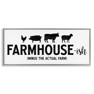 Stupell Industries Farmhouse-ish Funny Country Phrase, 24" x 10" - 1 of 4