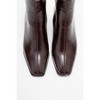 Arven - Burgundy Block Heel Boot (Women) burgundy 9 Forever & Always Shoes US - 3 of 4