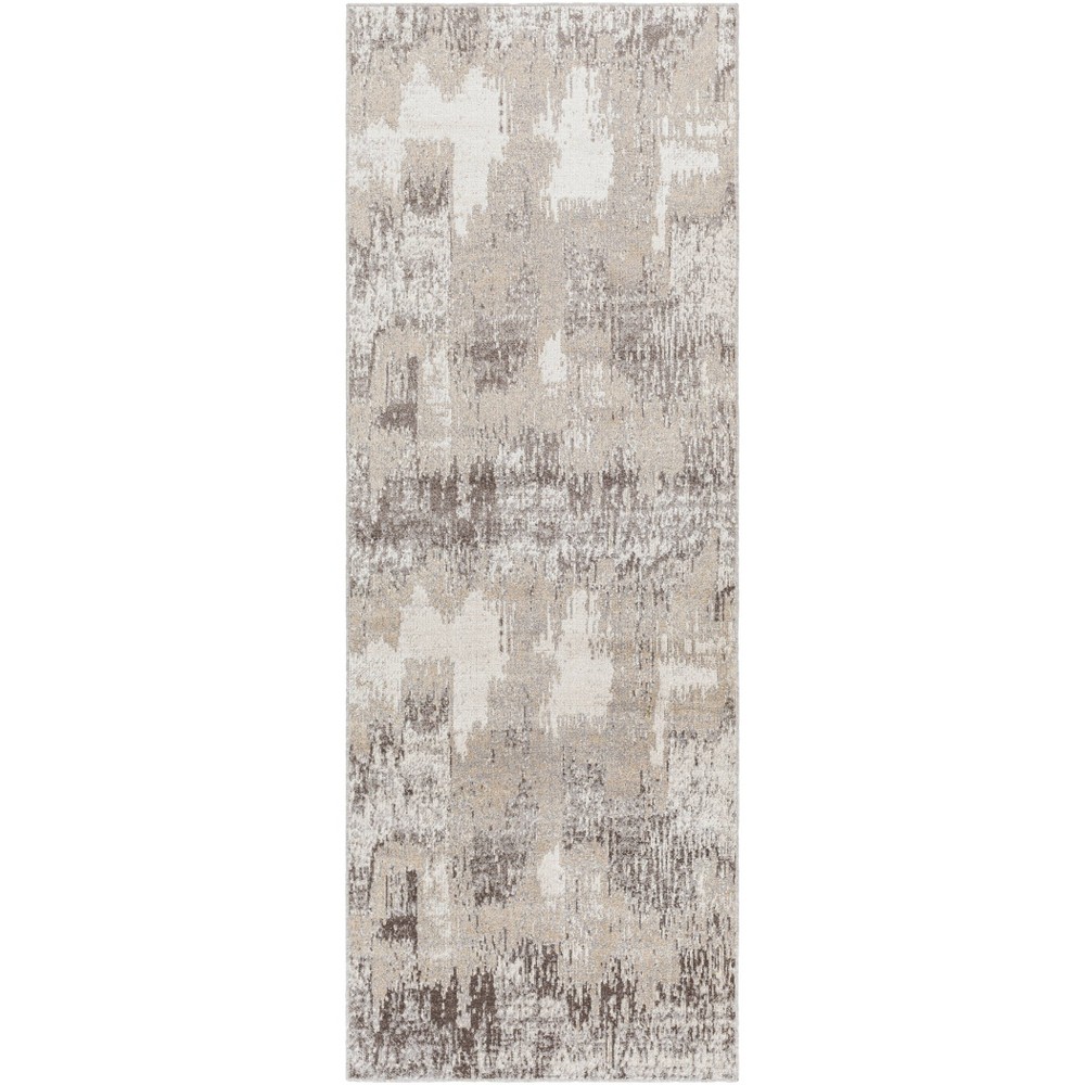  Lavadora Traditional Machine Washable Rug Taupe