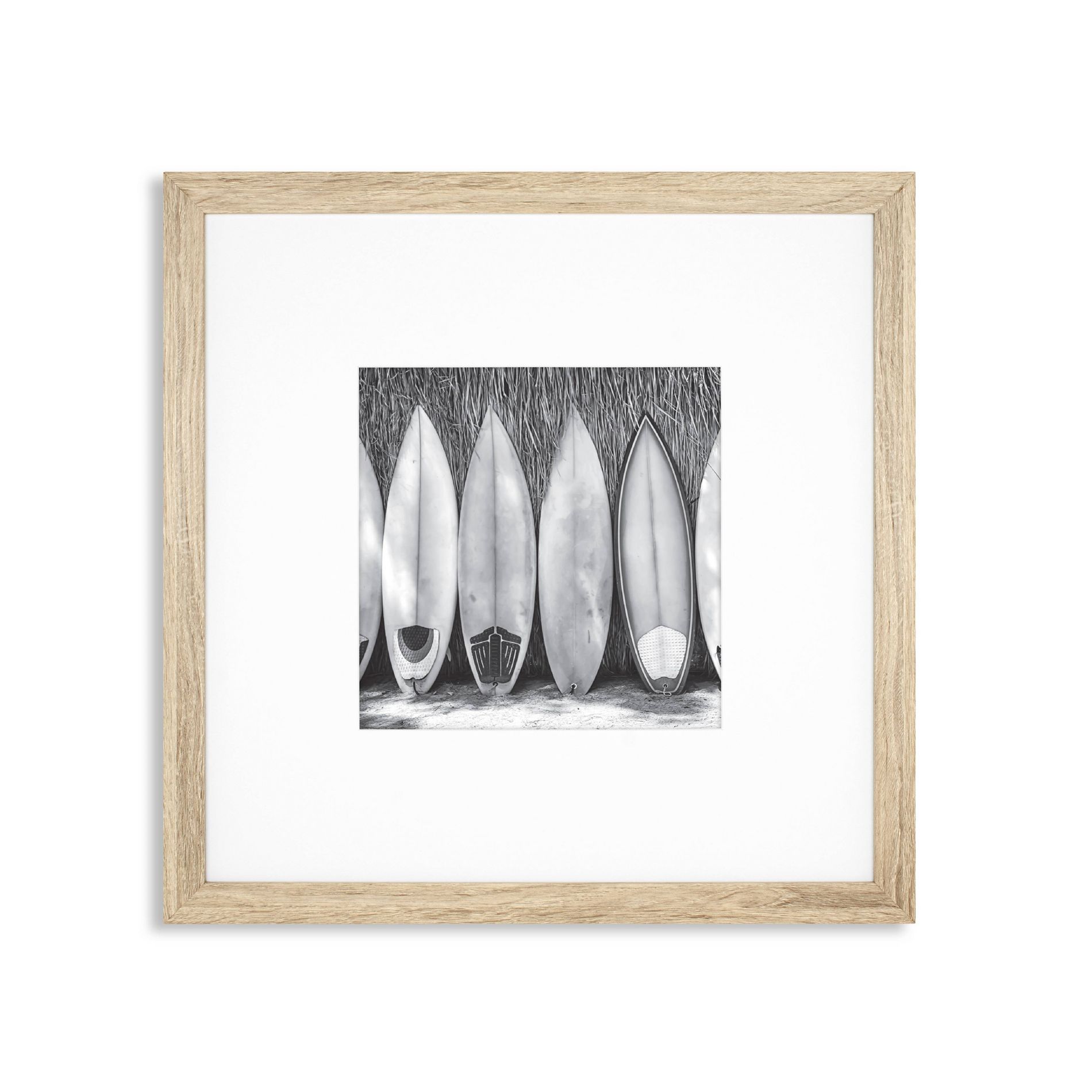 Master & Co. 18"x18" Matted to 10"x10" Echo Point Picture Frame Natural Woodgrain