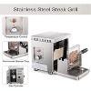 ZAFRO Propane Infrared Gas Grill,Liquid Propane Steak Non-Smoke Burner,8000 BTU 360¡ãRotisserie Mesh Wave-Rack BBQ,Better for Steak - 4 of 4