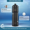Clean Bottle Sport 23 Insulated Bike Water Bottle with Easy Clean Cap and Easy Squeeze Design, Black - 2 of 4