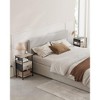 VASAGLE Nightstand with Charging Station, Side Table, End Table - 3 of 4
