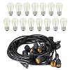 iMountek"48FT Waterproof Outdoor String Lights – Commercial-Grade Patio, Garden & Yard Ambience Lighting"White - 3 of 4