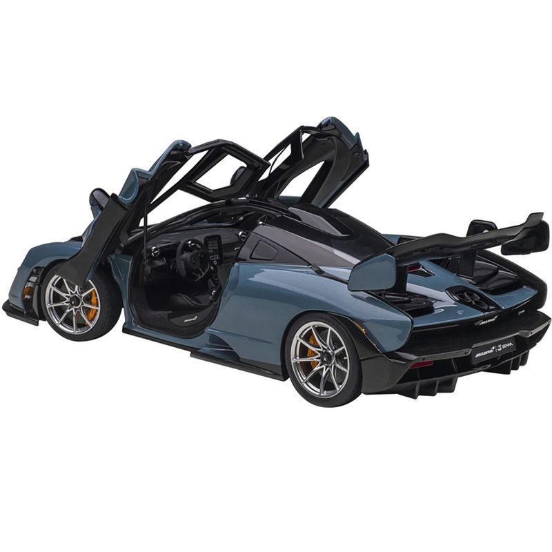 McLaren Senna Vision Victory Gray and Black with Carbon Accents 1/18 Model Car by Autoart, 2 of 7