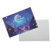 Unique Bargains Christmas Greeting Card Blue Purple 4.5x3.1 Inch 10 Pcs - 4 of 4