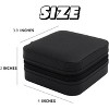 HTUTWOO Travel jewelry case Travel jewelry box Travel Jewelry Organizer Small Jewelry Organizer Box for Girls Women with Mirror - 2 of 4